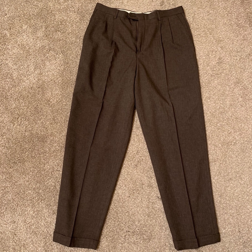 Brown dress pants